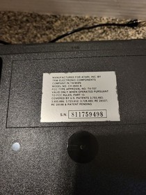 Atari 2600 with Paddles Controllers and 4 Games Untested for Parts Cx-2600a Read