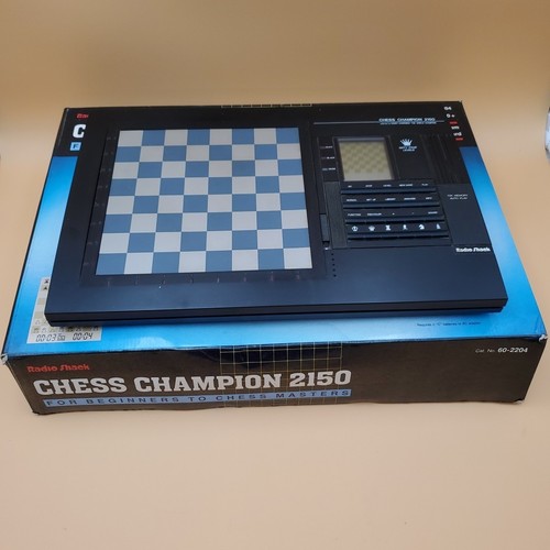 Radio Shack Chess Champion 2150 #60-2204 con scatola no manuale testato/funzionante - Foto 1 di 22