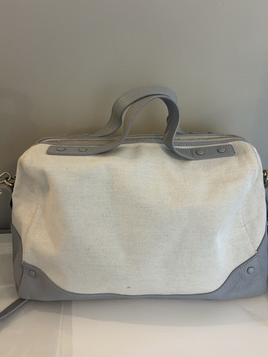 Neely and Chloe x Anthropologie 428 $ The Weekender Tasche grau Tragetasche *fleckig* - Bild 1 von 14