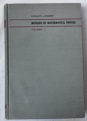 Methods of Mathematical Physics Vol 1 Courant Hilbert 1963 1st Ed 4th Print HC