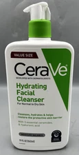 CeraVe Cera Ve Hydrating Facial Cleanser Moisturizing Face Wash 19 Oz Brand NEW