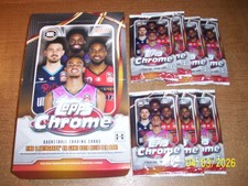 2022-23 Topps Chrome NBL Basketball Hobby Box- Open Box- 13 Unopened Packs