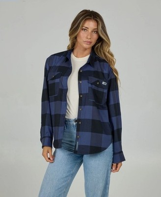 Salty Crew Flanell-Hemd Fathom Indigo