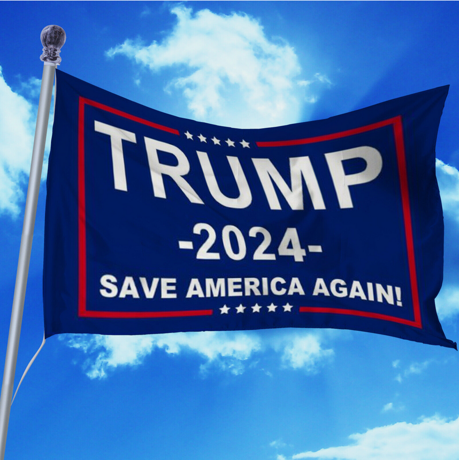 3x5 Feet Trump 2024 President Flag Take Save America Back Donald MAGA Republican