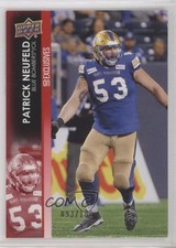 2022 Upper Deck CFL Exclusives 93/100 Patrick Neufeld #80 0n8
