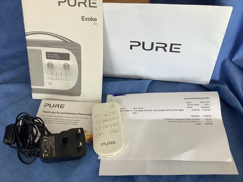 Pure Evoke D4 DAB Radio. With All The Original Paper Work  - Picture 7 of 13
