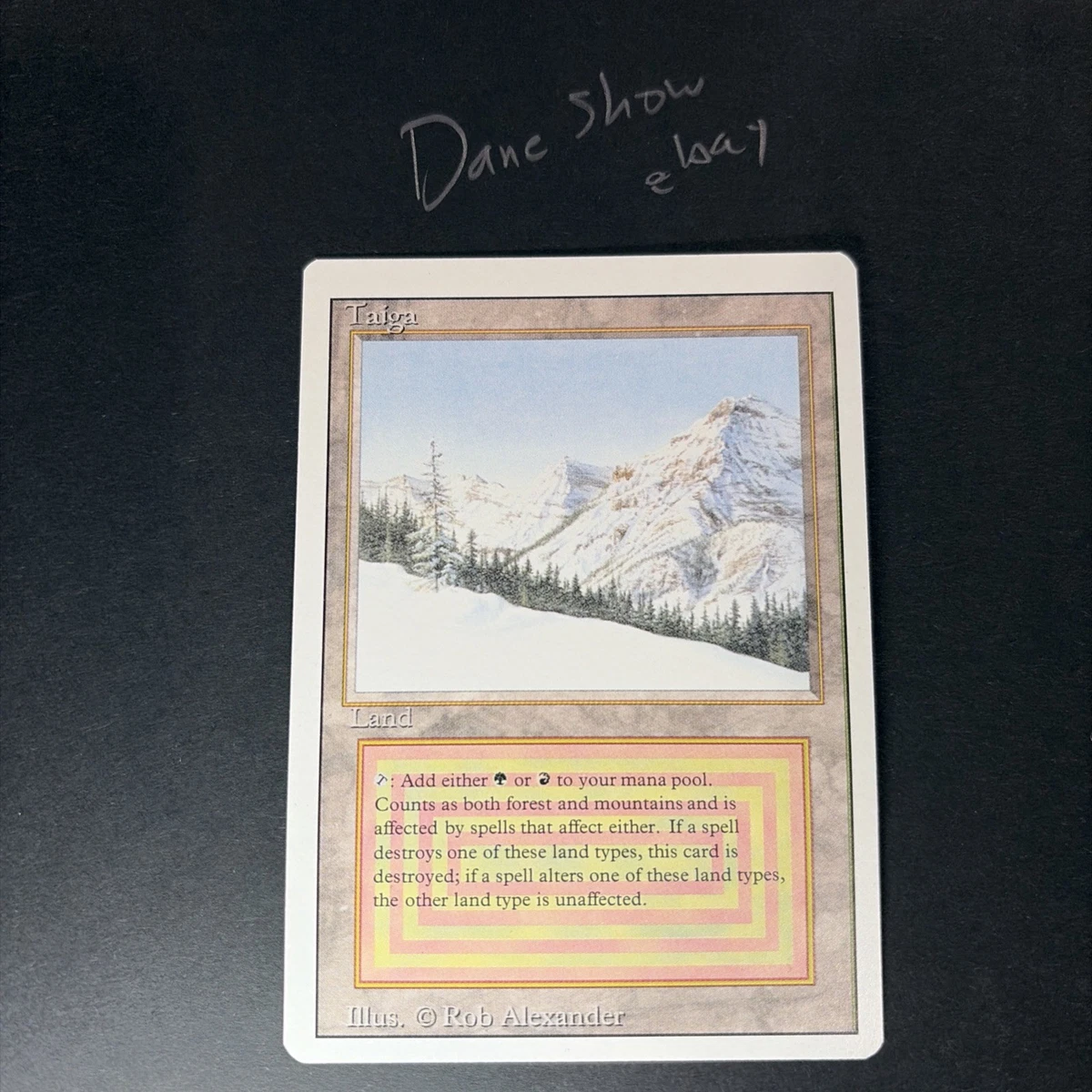 MTG Taiga デュアルランド MTG Taiga デュアルランド Magic The Gathering REVISED TAIGA DUAL