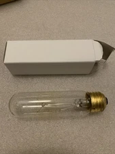 6 PK T10 Tubular Light Bulb 25 Watt