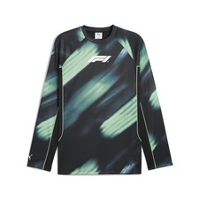 PUMA Formula 1 75 Years Short Sleeve Motorsport Jersey Mens Green  63299104
