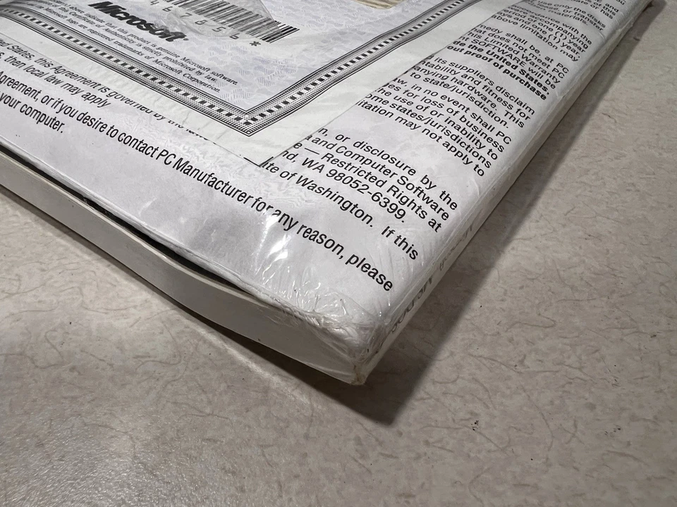 Vintage Microsoft MS-DOS 6.2 Concise User’s Guide 3.5" w/ COA New Sealed - Image 4 of 4