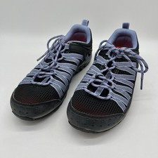 Merrell Shoes Womens Sz 8.5 Riverbed Black Lavender Lustre Trail Water Mesh