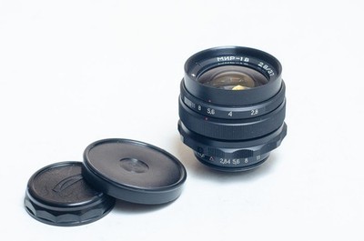 Mir-1V, Mir-1B 2.8/37 37mm f/2.8 M42 Soviet SLR lens. MINT