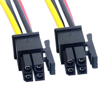 CY ATX Molex Micro Fit-Anschluss 4-Poliges Stecker-Stecker-Kabel 1,96 Fuß 60Cm