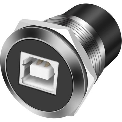 USB B auf A Panel Mount Connector Koppler, .0 Typ B Buchse auf USB-A Buchse R...