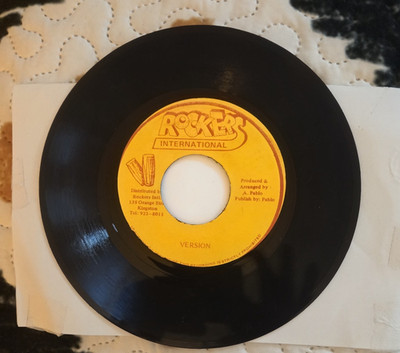 Ras Angels Babylon Burning Rockers International 7'' 45 RPM Black Vinyl Reggae