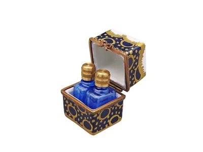Dumont Limoges, Miniaturschatulle mit Flakons - Bild 1 von 4