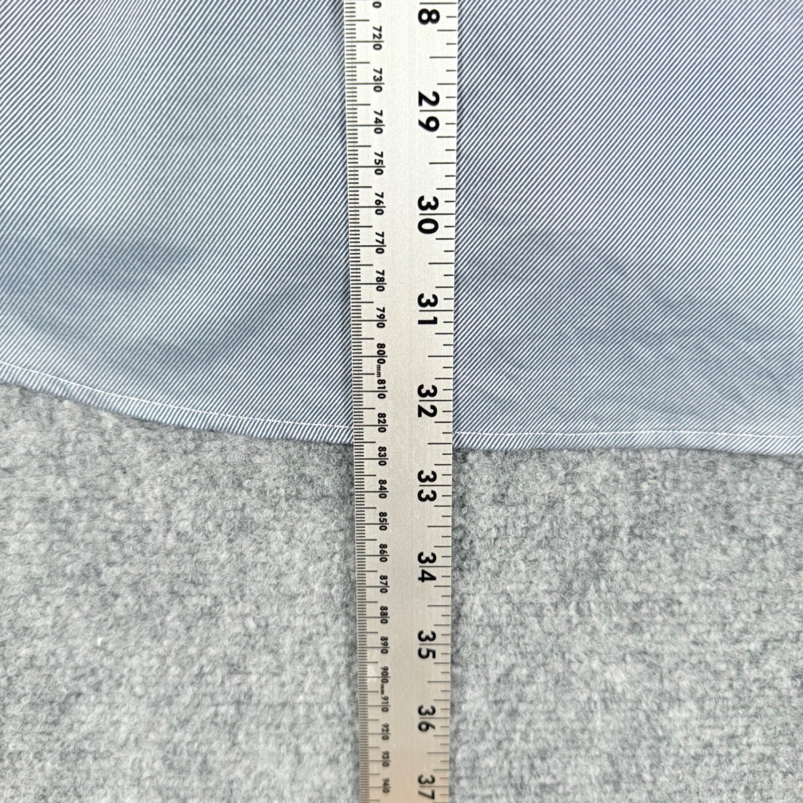 Pendleton Bridgeport Shirt Medium Gray Striped Bu… - image 10