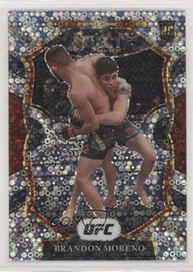 2021 Panini Select UFC Concourse Disco Prizm Brandon Moreno #96 Rookie RC