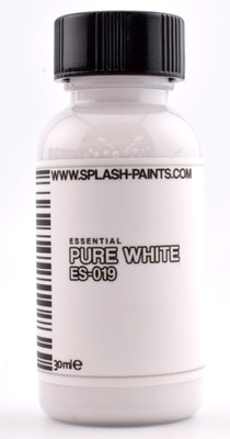 Splash Paints Pure White 30ml Airbrush Acrylic Lacquer Model Paint ES-019