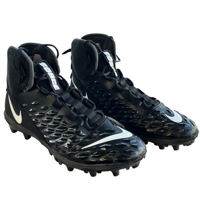 Mens Size 13 Nike Force Savage Varsity 2 Football Cleats Black White AQ8155-001