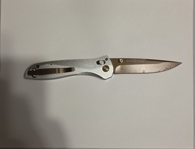 McHenry & WilliamsBenchmade Seven | Ten AXIS Lock Knife Gray Aluminum  710FE-24