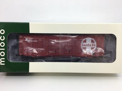 HO Moloco 60001-02 Santa Fe ACF 50  Hi Cube Non-Waffle Boxcar ATSF #46011