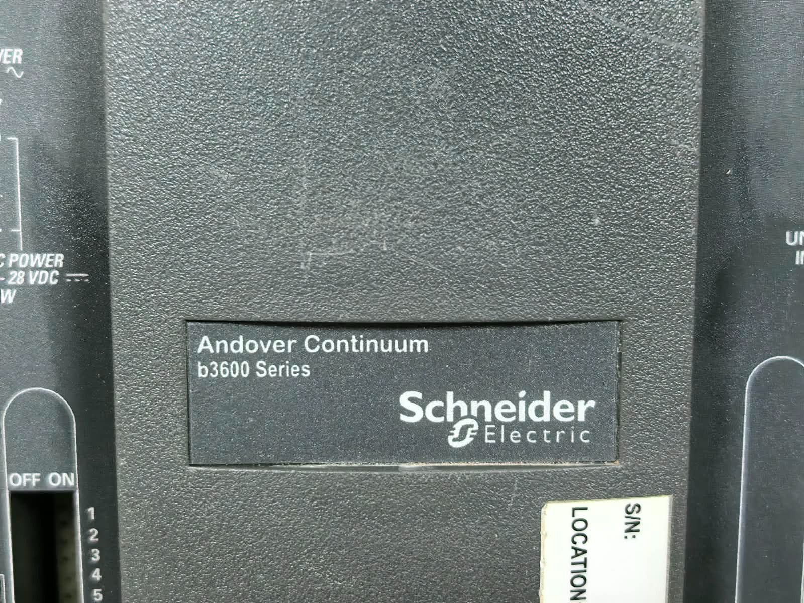 Schneider Electric B3624 SERIES SCHNEIDER ELECTRIC B3600 ANDOVER CONTINUUM B3624 SERIES 24VAC 3