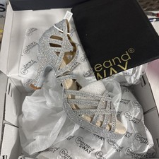 Dance And Sway Tango/salsa Dance Shoes Size 7/7.5