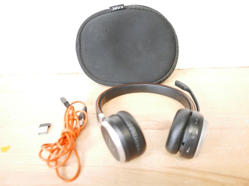Jabra Evolve 65 Cuffie Stereo Wireless HSC018W + Cavo USB e Custodia