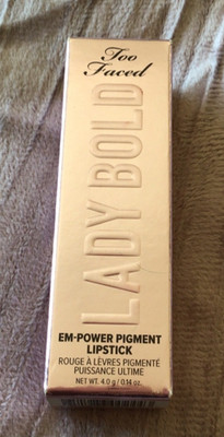 TOO FACED-LADY BOLD EM-POWER PIGMENT LIPSTICK-0.14 OZ - NEW/BOXED