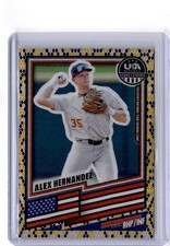 2026 Panini Stars & Stripes Prizm USA Alex Hernandez Base Prizms Snakeskin