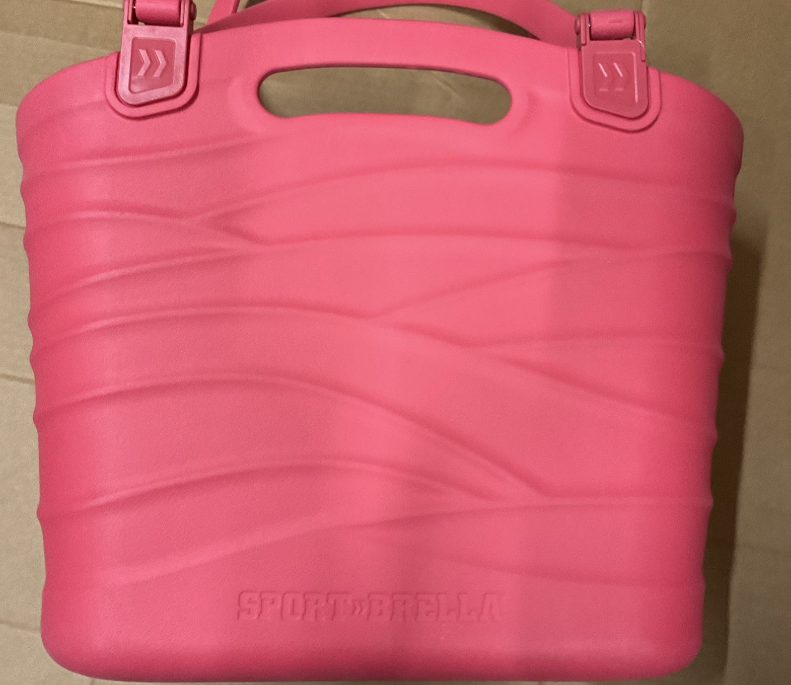 ⚡️Sports Brella “The Everything Tote” Big Beach Teal Tote Waterproof - Pink