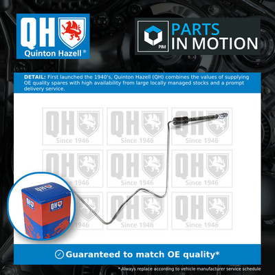 Brake Hose fits FORD GALAXY Mk2 TDCi 1.8D Rear Inner, Left 06 to 15 Hydraulic QH