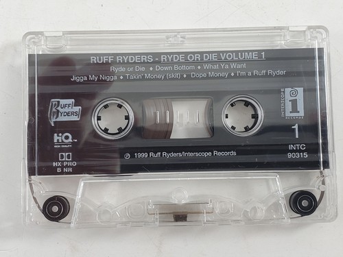 Ruff Ryders Ryde Or Die Vol. I and 11 Cassette Tape Rap Hip Hop - Picture 4 of 11