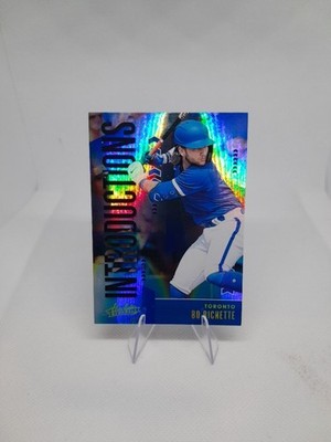 BO BICHETTE 2020 PANINI ABSOLUTE INTRODUCTIONS SPECTRUM BLUE REF SP #INT15 JAYS
