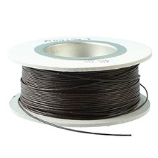 Nippon Chuko Genuine Leather Round Cord Dark Brown 1mm x 3m