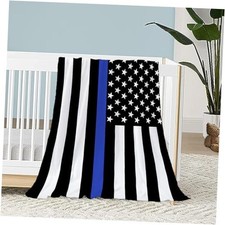 Patriotic Throw Blanket Baby Small 4th of July Memorial 30x40 IN Patriotic 14