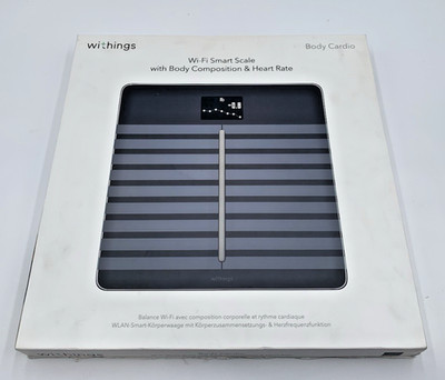 Withings Smart Body Cardio Wi-Fi Smart Scale Composition & Heart Rate In Box B-
