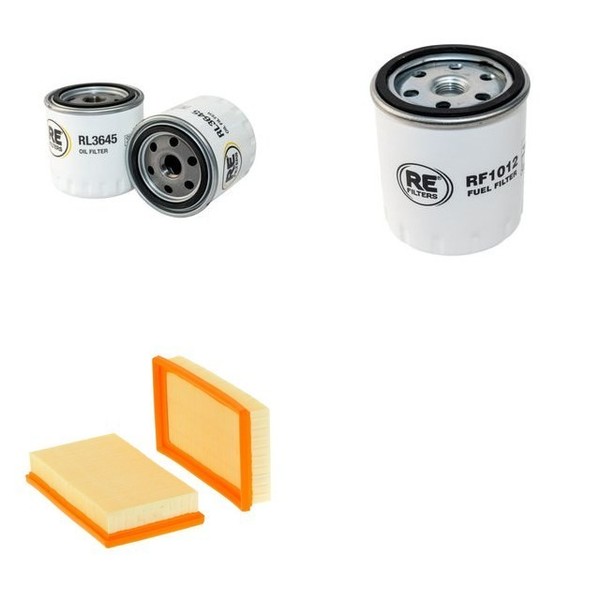 Filter Service KIT FüR O+K Rechts 1.15 Luft ÖL Kraftstoff W / Deutz F3M1008 Eng-image