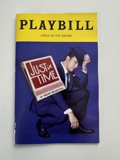 JUST IN TIME Broadway - Feb 2026 Playbill - Jonathan Groff & Sarah Hyland