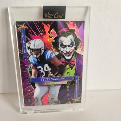 Tyler Warren 1/1 Joker Rookie Wild Card Jokers Wild Colts