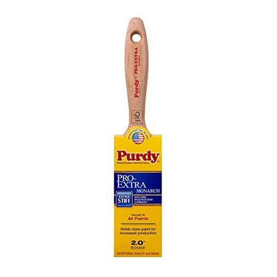  144234720 Pro-Extra Monarch Flat Trim Paint Brush, 2 2 Inch each Flat Monarch