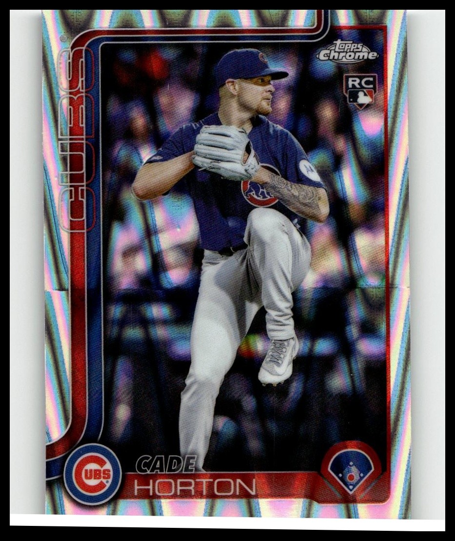 2025 Topps Chrome Update Raywave Refractor Cade Horton #USC63 Cubs RC