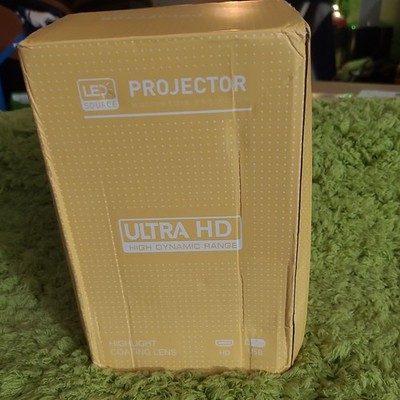 LED Source Ultra HD Multimedia Projector Yellow HD USB