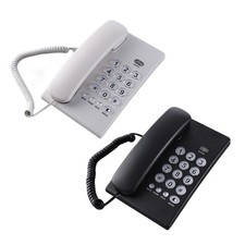 Corded Phone with Big Button Desk Landline Phone for Elderly Corded