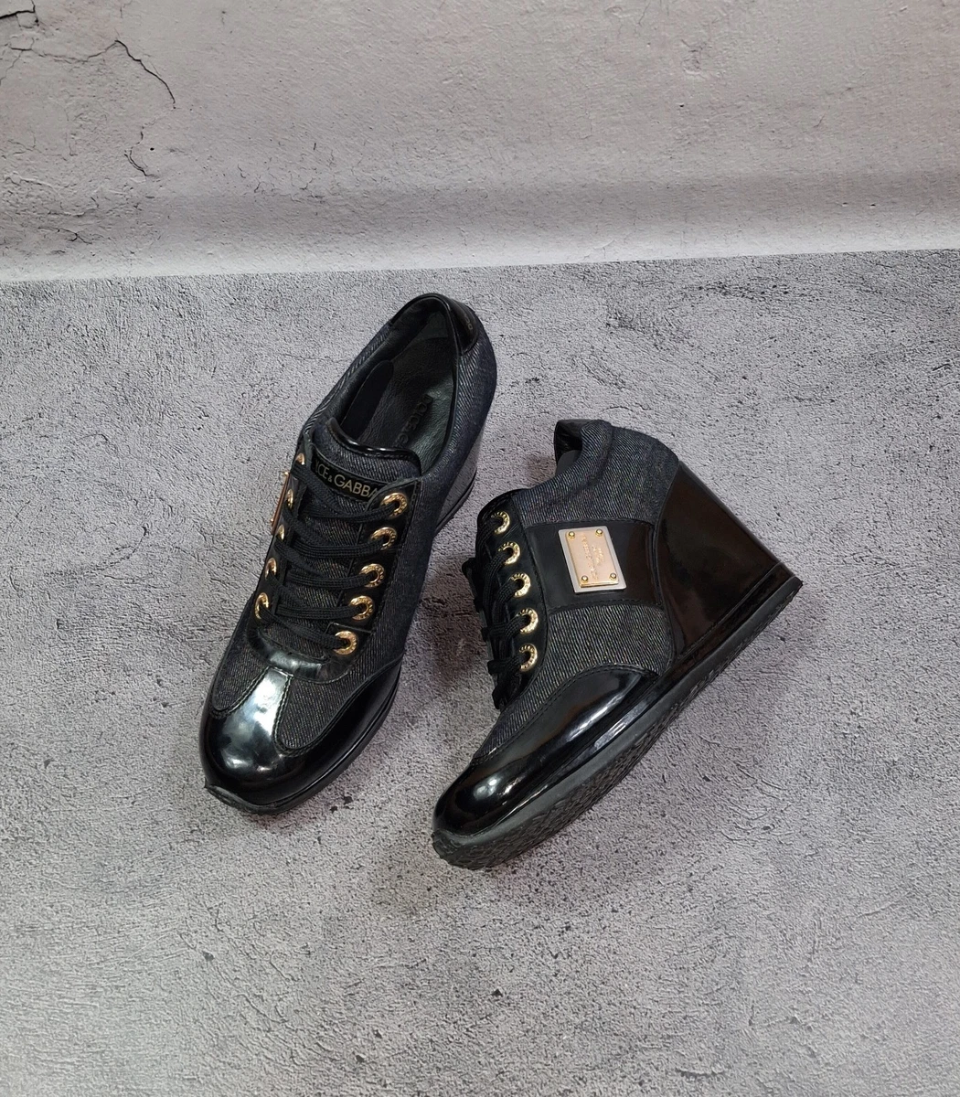 Dolce & Gabbana Lace Up Boots Wingtip Patent Leather Black 7 Sizes DOLCE & GABBANA Shoes Black Leather Oxford Wingtip Formal  main image 4