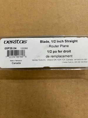 Veritas   1/2'' In Straight Router Plane Replacement Blade