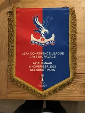 Pennant Crystal Palace v AZ Alkmaar UEFA Conference League 25 dettagli partita.