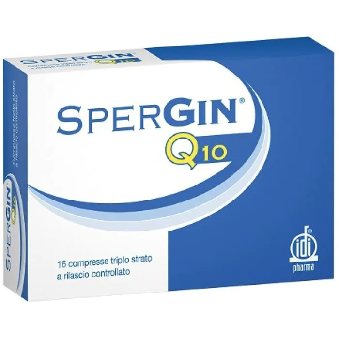 Compresse Spergin Q10 16 unità | Supporto Fertilità e Spermatogenesi
