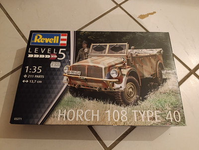 Revel 03271 Bausatz 1:35 Horch 108 Type 40 Einheits-Pkw Wehrmacht Neu und OVP